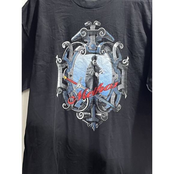 Highlander Methos Vintage Promo Black T-Shirt Blue Logo Men’s Size Xl - Picture 6 of 7